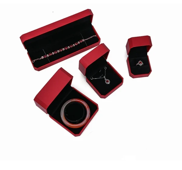 Custom Packaging Packing Gift Paper Earring Round Jewelry Ring Box - Image 3