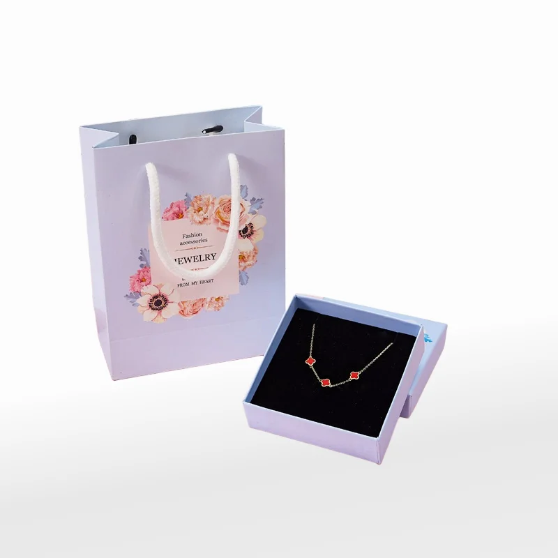 Wholesale High Quality Jewelry Box Packaging Jewelry Fancy Ring Necklace Paper Box - Image 4