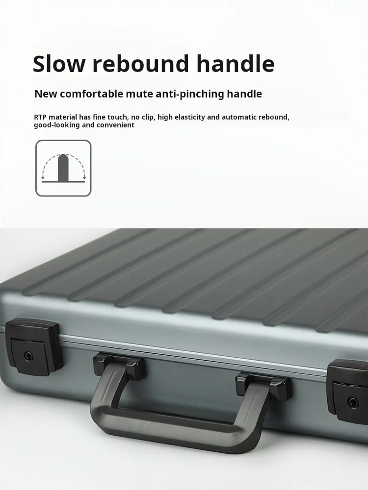 Portable Watch Storage Box With Lock Aluminum Alloy Watch Box Travel Multi-watch Slot Jewelry and Jewelry Box - Image 6