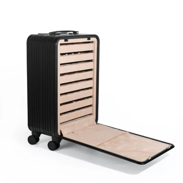 Professional Jewelry Display Case with Wheels Trolley Case Carry Jewelry Storage Case Black