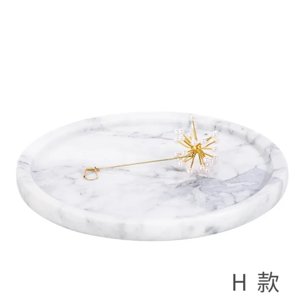 Marble Jewelry Display Stand Set Earring Ring Necklace Bracelet Show case Ornament Jewelry Display Stand - Image 6