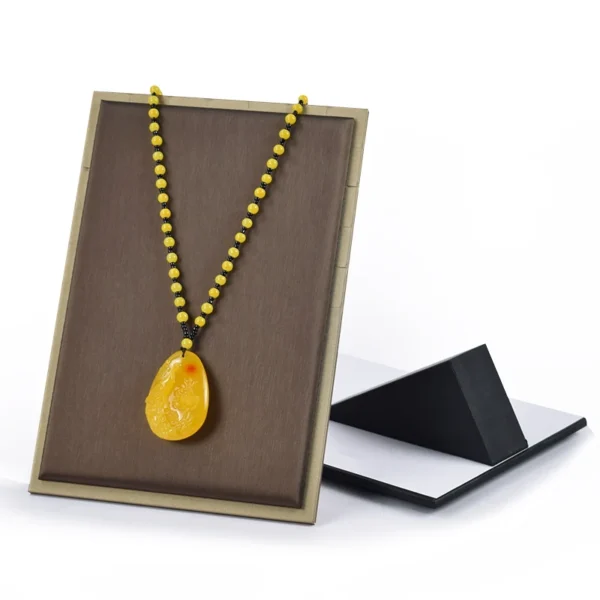 PU Leather Necklace Pendant Show Shelf Jewelry Rack Hanging Ornaments Storage Shelf Jewelry Store Display Stand - Image 3