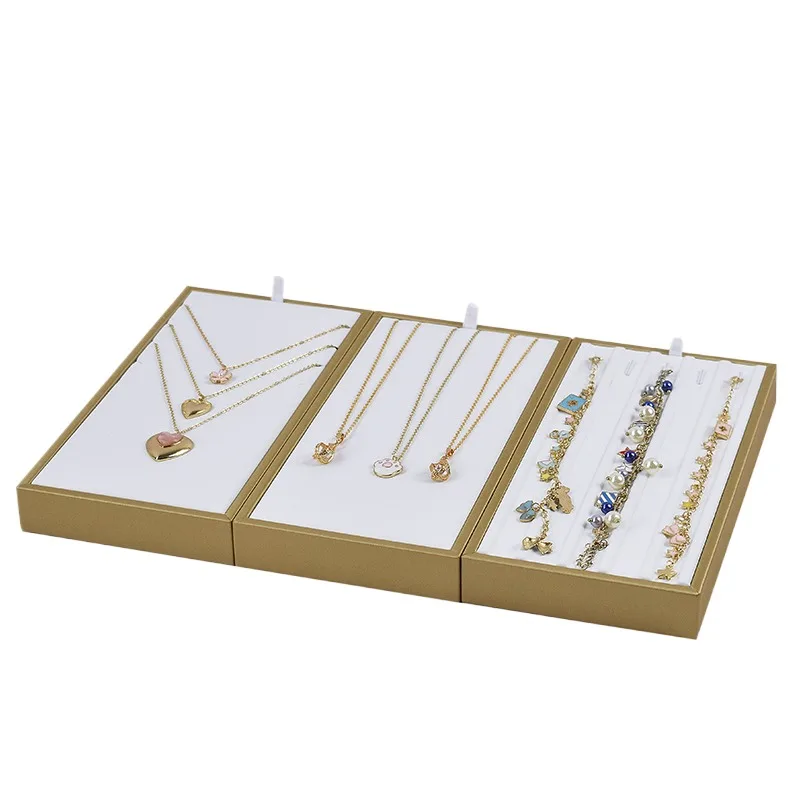 Jewelry Plate Ornament Storage Tray Ring Necklace Pendant Earrings Bracelet Stand Display Tray - Image 3