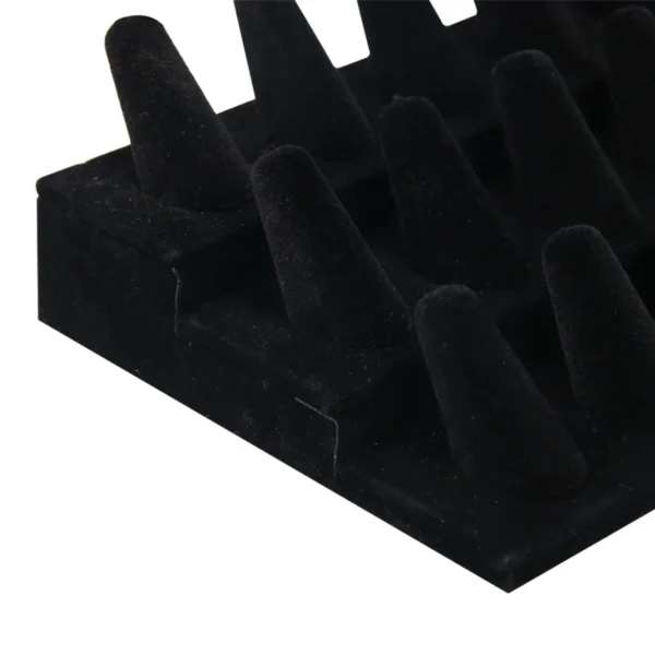 12 18 Ring Stand Resin Flocking Display Stand Jewelry Display Ornaments Display Stand - Image 3