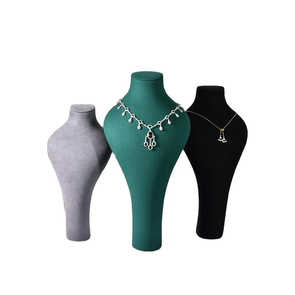 Wholesale Jewelry Props High-end Bust Display Portrait Jewelry Display Stands Necklace Display Stand