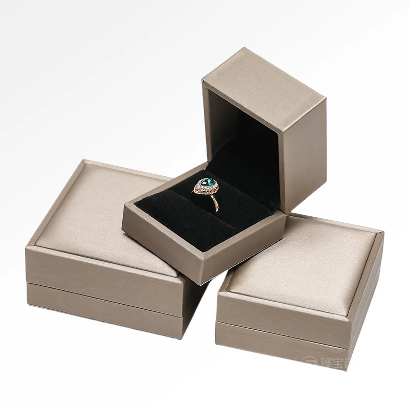 Wholesale Low MOQ Jewelry Set Box Custom Logo Luxury Gift PU Leather Jewelry Box - Image 5
