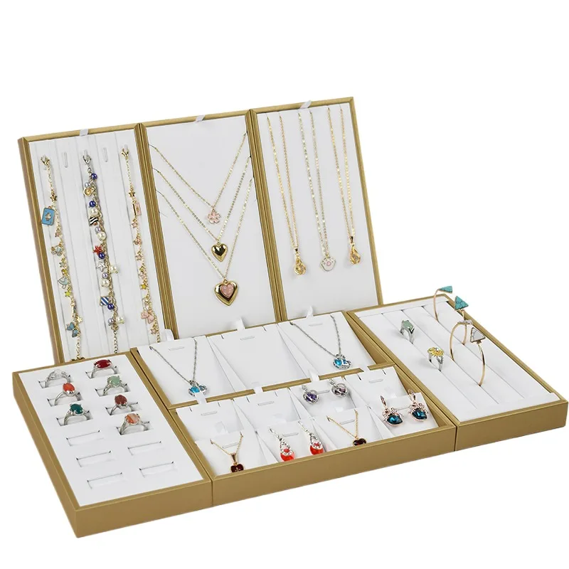 Jewelry Plate Ornament Storage Tray Ring Necklace Pendant Earrings Bracelet Stand Display Tray - Image 2