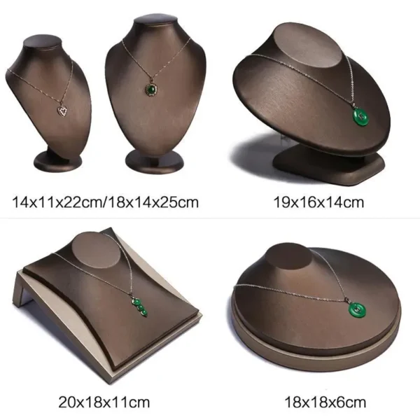 Portrait Neck  Jewelry Stand Display Set Ornaments Pendant Necklace Jewelry Mannequins - Image 2