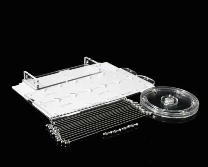 Rotating Multi-Layer Multifunctional Acrylic Jewelry Display Stand Earrings Eardrop Necklace Pendant Show Shelf