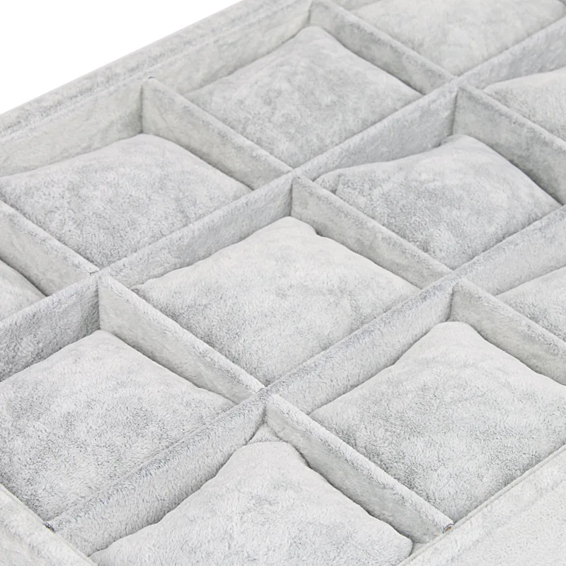 Velvet 12grids Watch Bracelet Display Tray Bracelet Watch Display Tray - Image 3