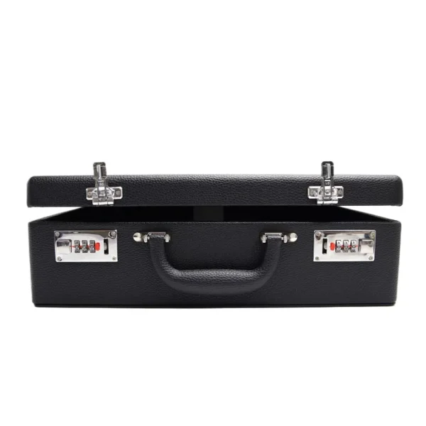 Pu Four-layer Multifunctional Portable Professional Jewelry Satchel Box Detachable Jewelry Storage Password Box - Image 4