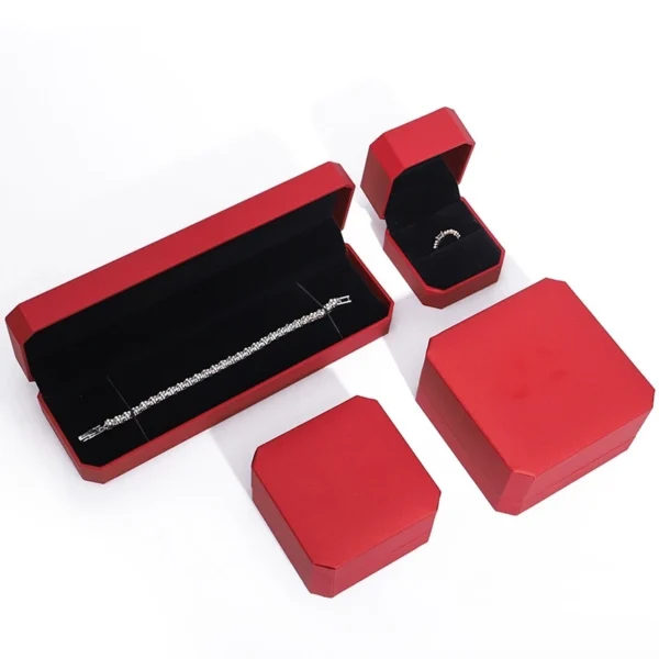 Custom Packaging Packing Gift Paper Earring Round Jewelry Ring Box - Image 2