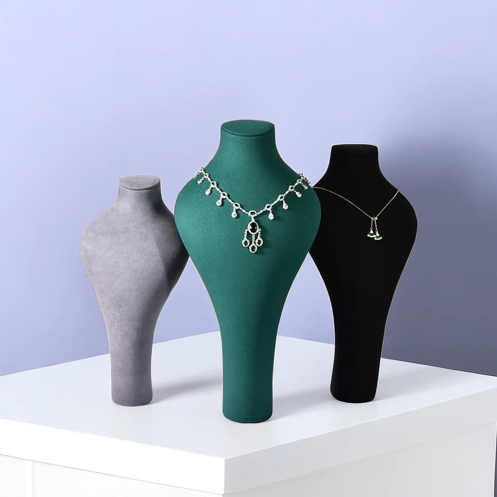 Wholesale Jewelry Props High-end Bust Display Portrait Jewelry Display Stands Necklace Display Stand - Image 2