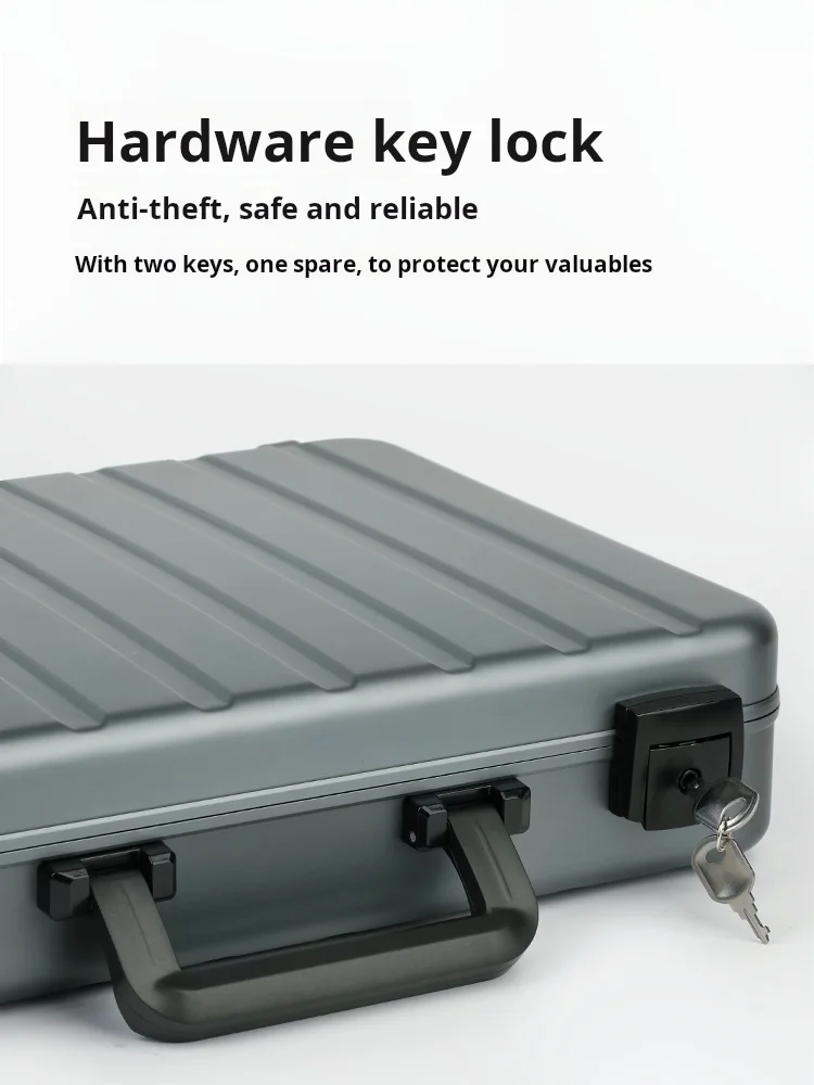 Portable Watch Storage Box With Lock Aluminum Alloy Watch Box Travel Multi-watch Slot Jewelry and Jewelry Box - Image 5