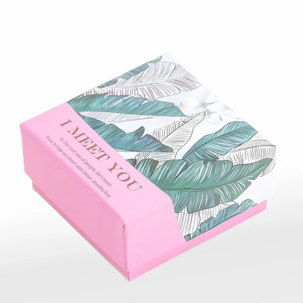 Custom Open Lid Colorful Jewelry Packaging Box Gift Box Jewelry Box - Image 6