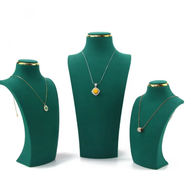 Customized High-end Bust Necklace Display Jewelry Props Luxurious Necklace Display Stand - Image 2
