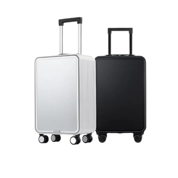 Professional Jewelry Display Case with Wheels Trolley Case Carry Jewelry Storage Case Black - Image 2