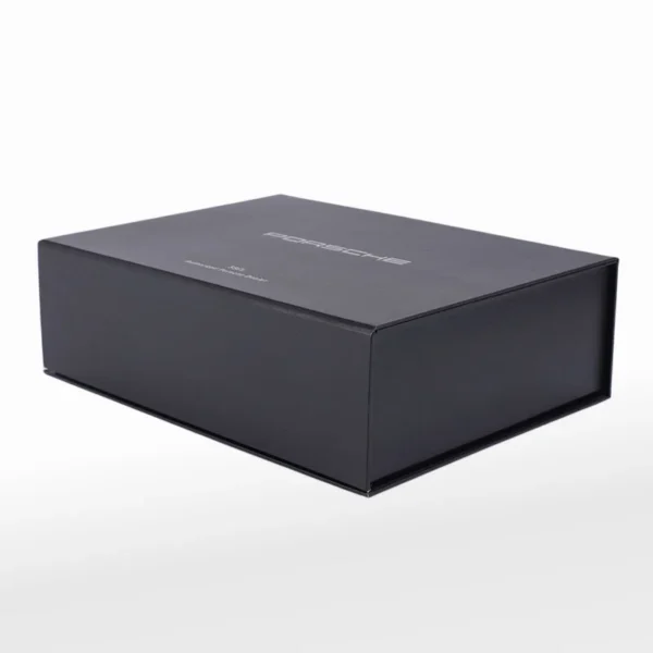 Wholesale Black Magnetic Box High-End Faux Leather Top-grade Paper Gift Box EVA Cardboard Packaging Box - Image 6