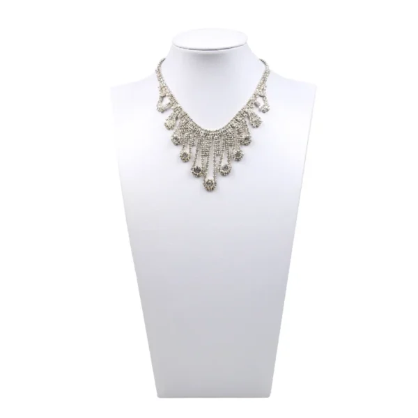 Whitepu Leather Necklace Holder Portrait Model Display Stand Jewelry Display Props - Image 5