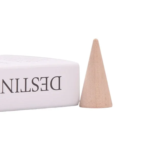 Solid Wood Cone Ring Display Stand - Image 6