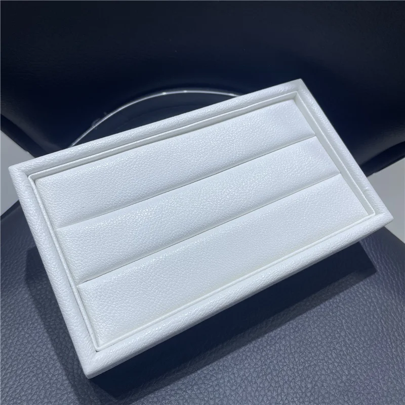 Customized PU Leather Rings Ear Studs Jewelry Display Tray - Image 3