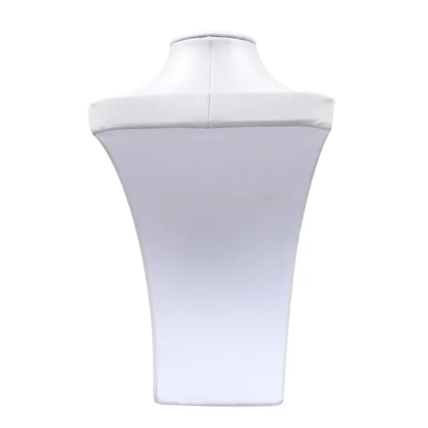 Whitepu Leather Necklace Holder Portrait Model Display Stand Jewelry Display Props - Image 2