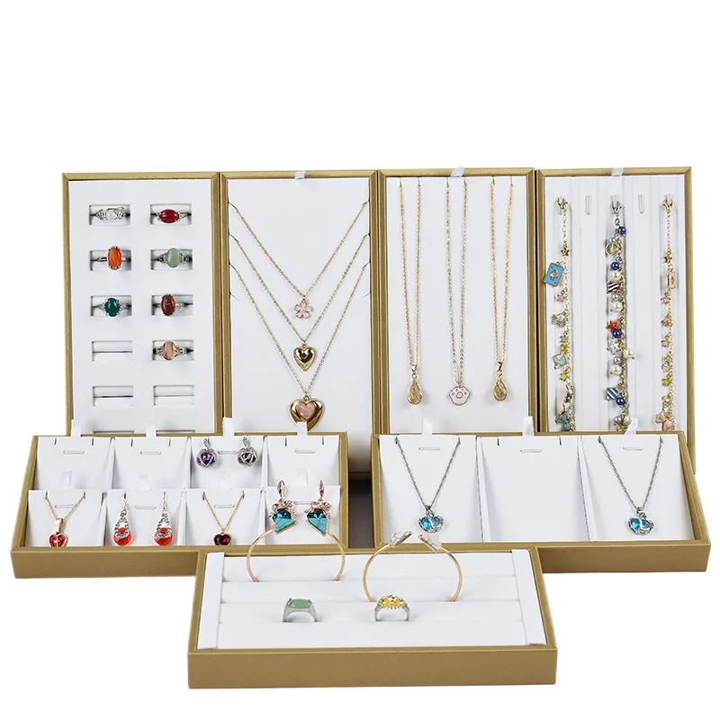 Jewelry Plate Ornament Storage Tray Ring Necklace Pendant Earrings Bracelet Stand Display Tray