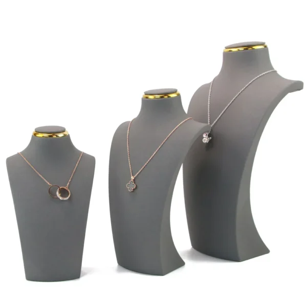 Customized High-end Bust Necklace Display Jewelry Props Luxurious Necklace Display Stand - Image 3