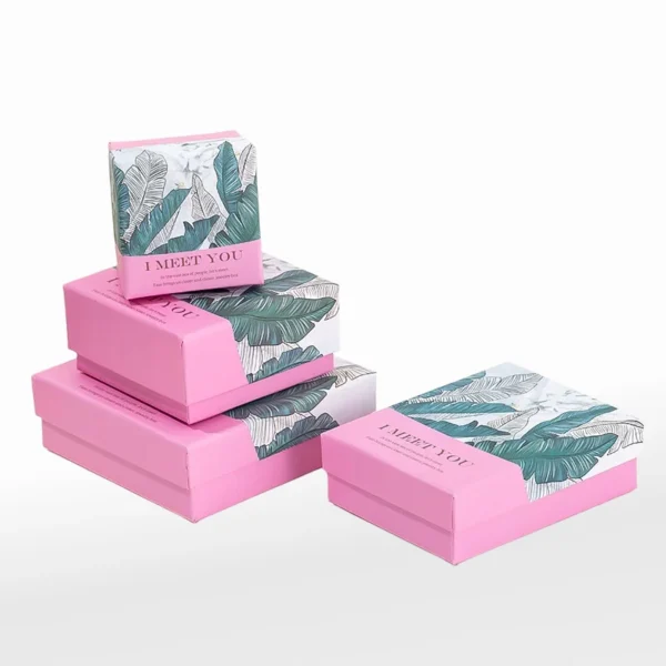 Custom Open Lid Colorful Jewelry Packaging Box Gift Box Jewelry Box - Image 4