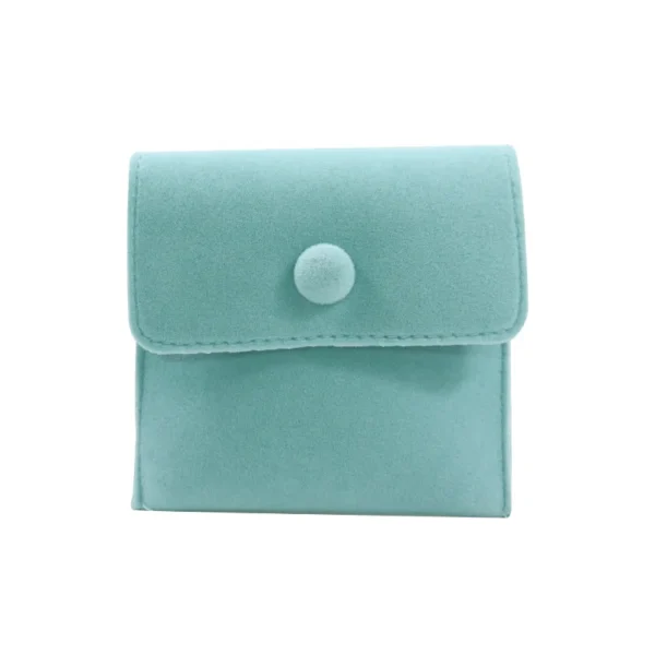 Customized Pink Microfiber Jewelry Bag with Logo Velvet Pouch for Bracelet Necklace Ring Storage - Image 6
