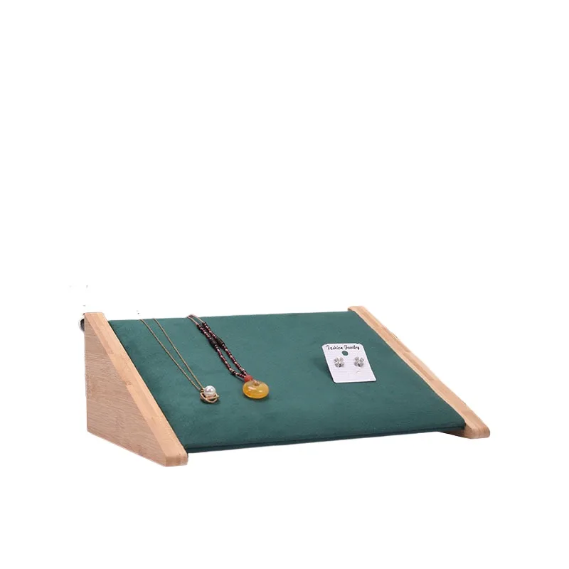 Hot Sale Four-Color Suede Jewelry Rack for Displaying Necklaces and Other Pieces